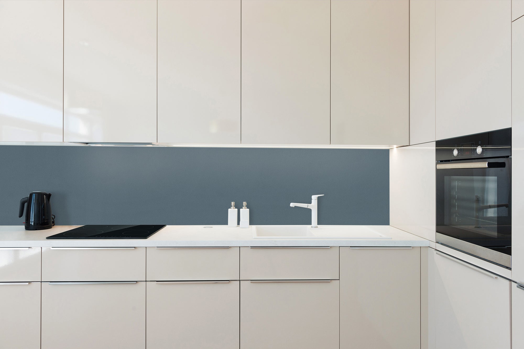 Küchenrückwand - Azurblau