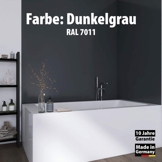 Duschrückwand Dunkelgrau – Zeitloses Design für moderne Badezimmer