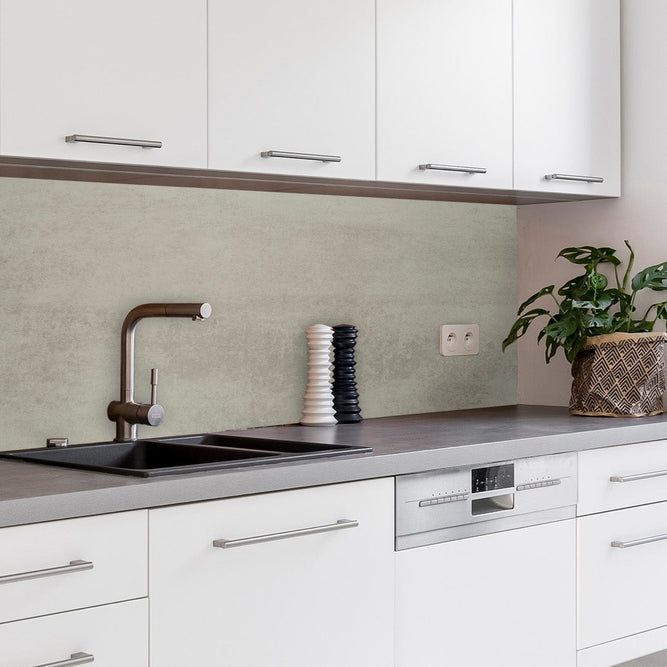 Küchenrückwand - Beton grau