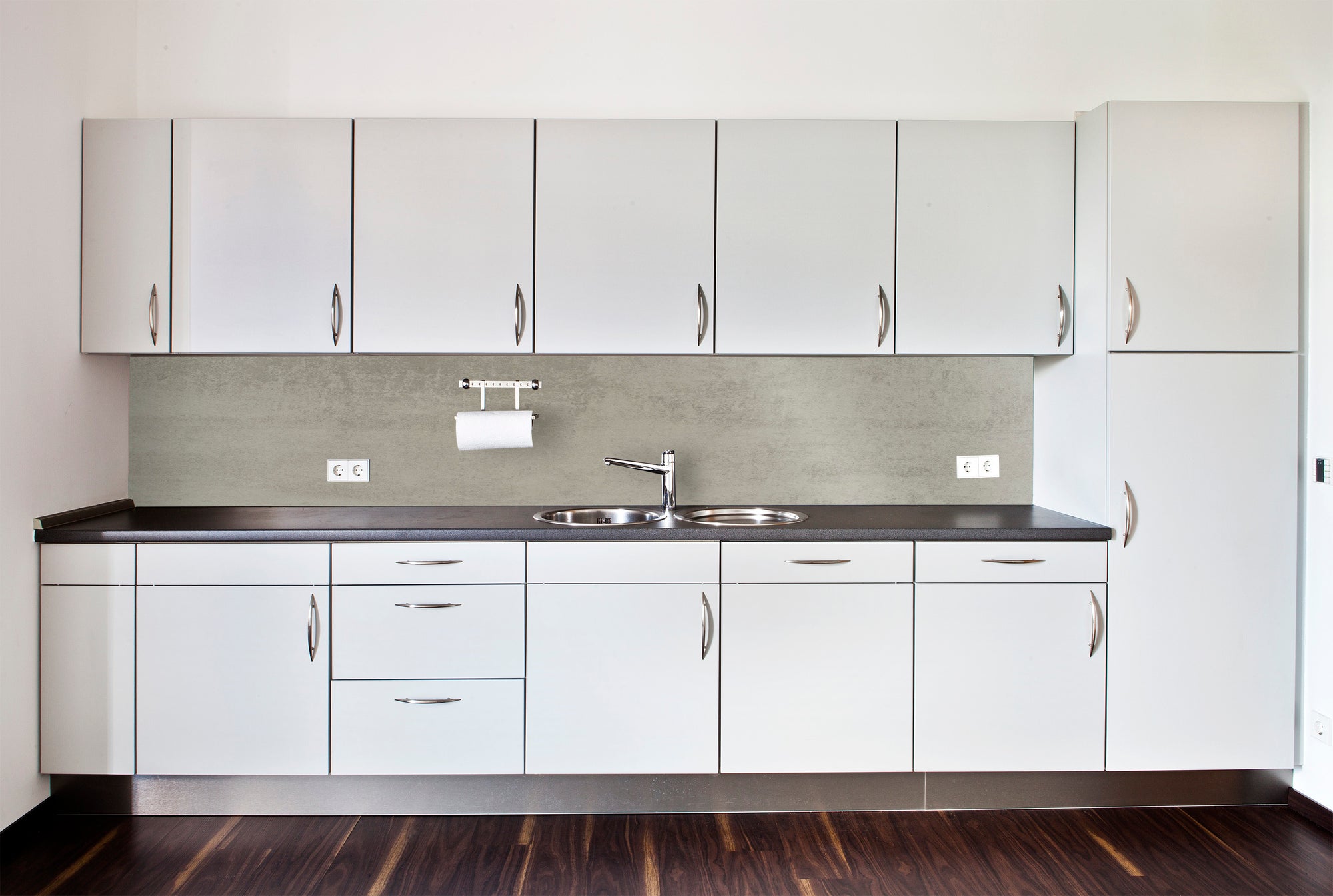 Küchenrückwand - Beton grau