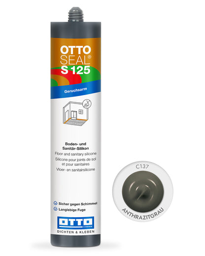 OTTOSEAL® S 125 – Sanitär-Silikon - 310 ml - verschieden Farben - 1 Kartusche pro Platte