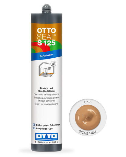 OTTOSEAL® S 125 – Sanitär-Silikon - 310 ml - verschieden Farben - 1 Kartusche pro Platte