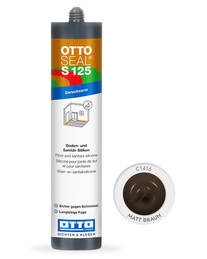 OTTOSEAL® S 125 – Sanitär-Silikon - 310 ml - verschieden Farben - 1 Kartusche pro Platte