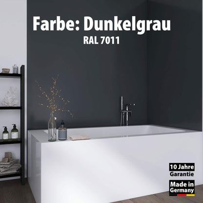 Duschrückwand Dunkelgrau – Zeitloses Design für moderne Badezimmer