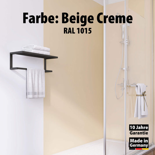 Duschrückwand Beige Creme – Zeitloses Design für moderne Badezimmer