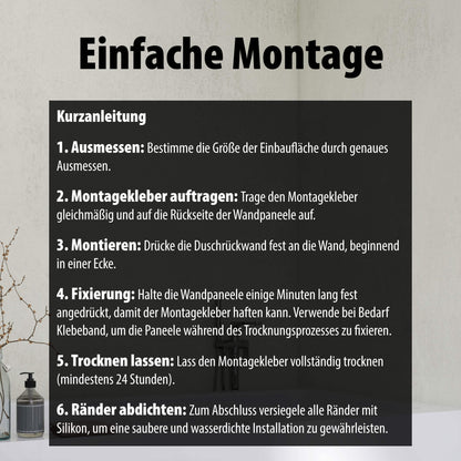 Duschrückwand Beton Hell – Zeitloses Design für moderne Badezimmer