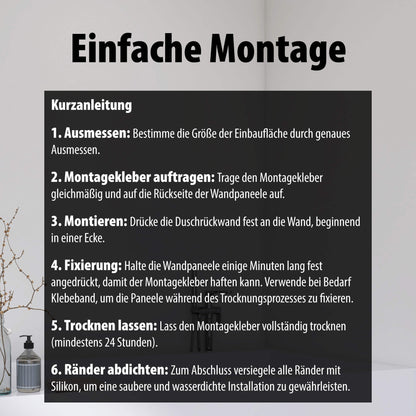Duschrückwand Weiß – Zeitloses Design für moderne Badezimmer