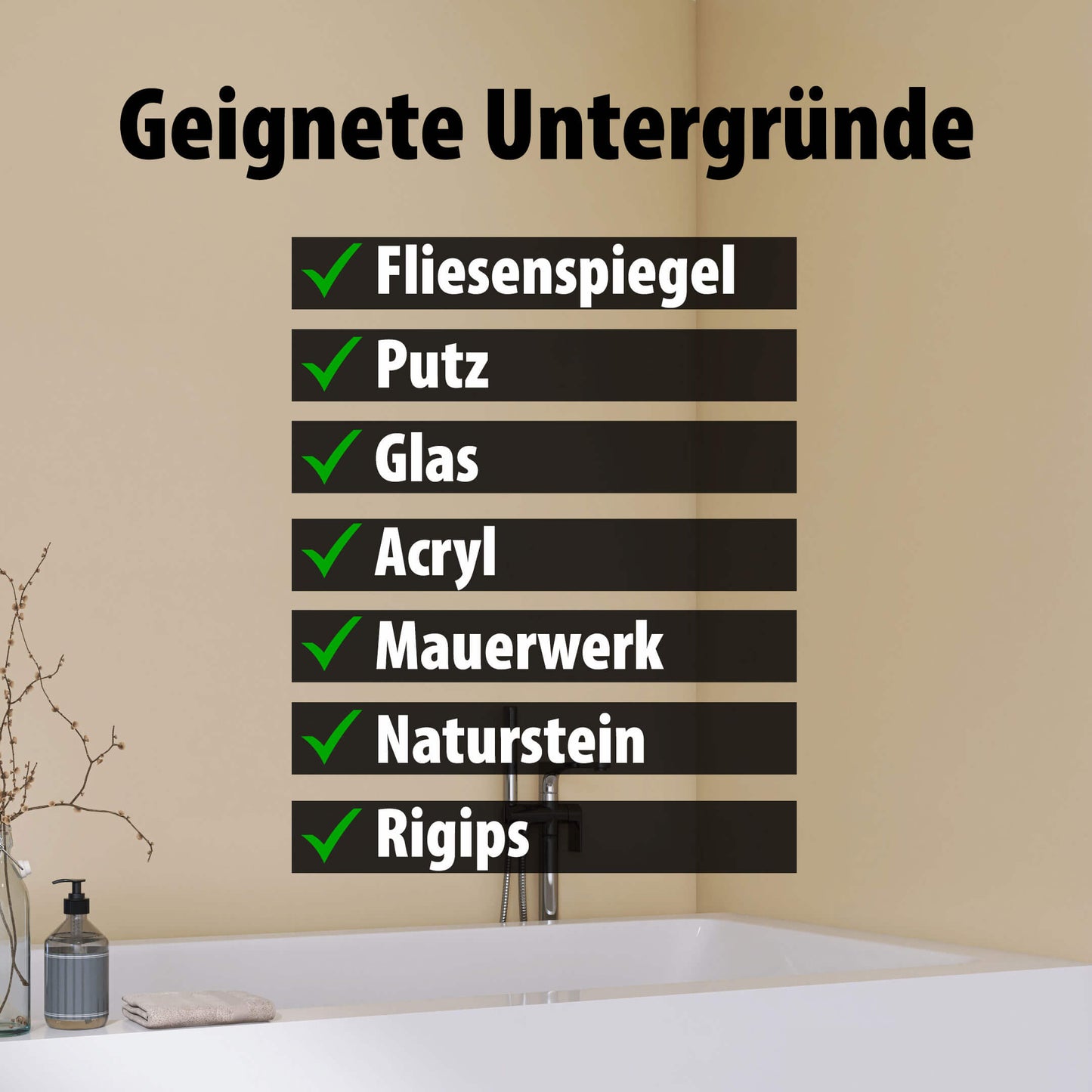 Duschrückwand Beige Creme – Zeitloses Design für moderne Badezimmer