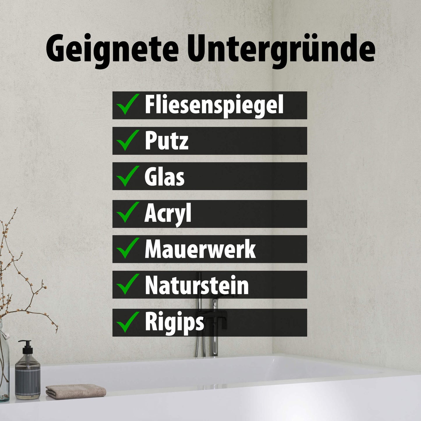 Duschrückwand Beton Hell – Zeitloses Design für moderne Badezimmer