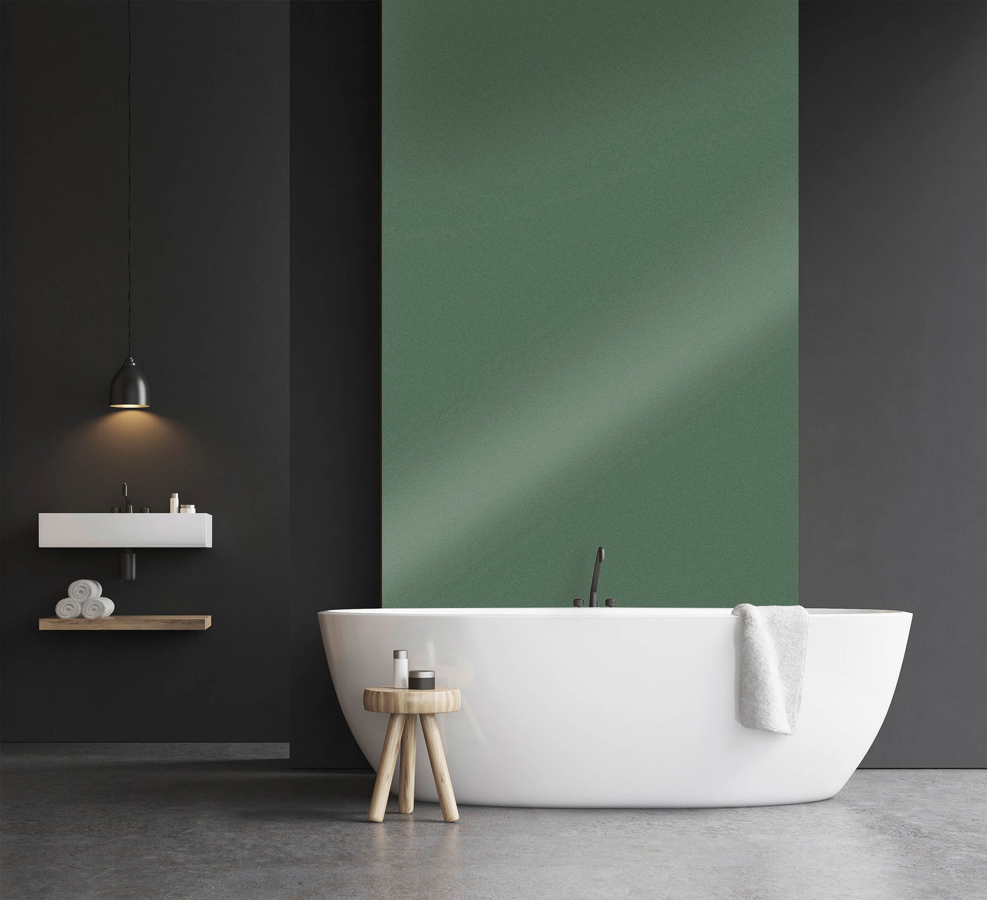 Panneau mural de douche - Vert amazone (250x100cm)